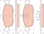 KLOCKI HAMULC. FIAT DOBLO 1,2-1,9JTD  03